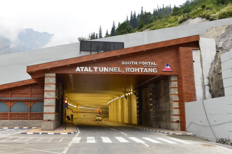 Atal Rohtang Tunnel - 30 km from Best 4 star family resort in manali